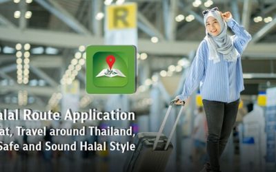 Halal Route Application – Eat, Travel around Thailand, Safe and Sound Halal Style